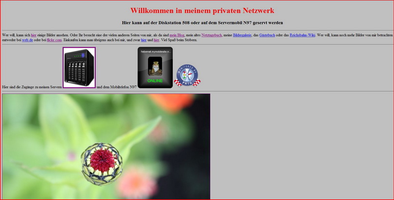 Zugang zum Netzwerk Matzenetze